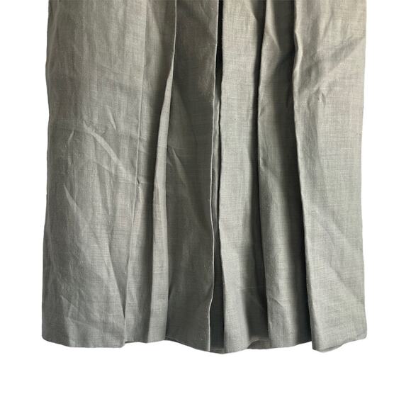 Vintage J. Crew ‎ Size 10 100% Linen Maxi Skirt - NWT, Oat Made in USA - Picture 3 of 8